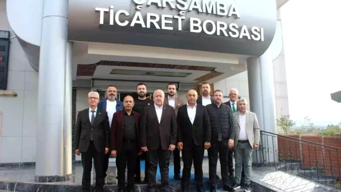 Carsambaspor Yonetiminden Ticaret Borsasina Ziyaret