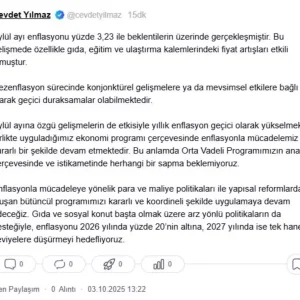 Cevdet Yilmaz Enflasyonla Mucadelede Kararlilik Vurgusu