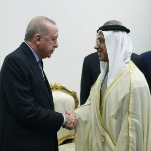Cumhurbaskani Erdogan BAE Veliaht Prensi Al Nahyani kabul etti