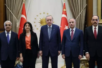 Cumhurbaşkanı Erdoğan ile DEM Parti heyeti arasındaki görüşme ertelendi 12 Cumhurbaskani Erdogan ile DEM Parti heyeti arasindaki gorusme ertelendi