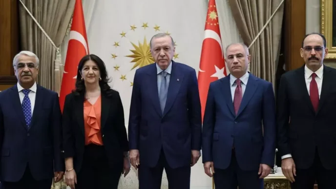 Cumhurbaşkanı Erdoğan ile DEM Parti heyeti arasındaki görüşme ertelendi 13 Cumhurbaskani Erdogan ile DEM Parti heyeti arasindaki gorusme ertelendi