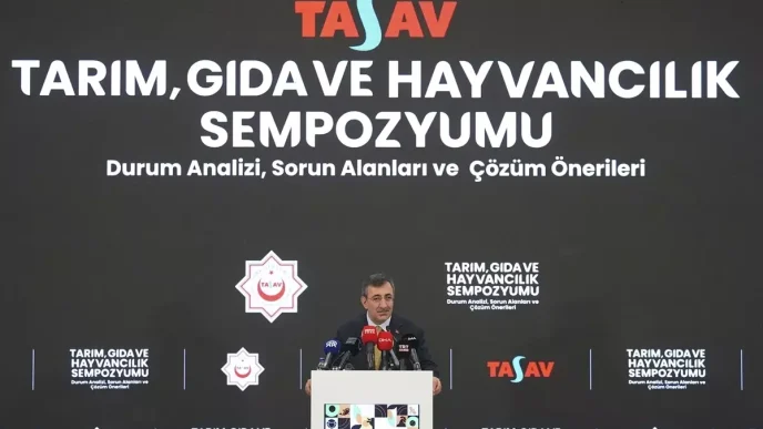 Cumhurbaskani Yardimcisi Yilmaz Tarim Gida ve Hayvancilik Sempozyumunda konustu Aciklamasi