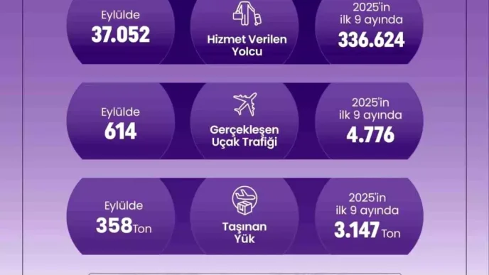 Denizli Cardak Havalimaninda 2025te Yolcu Sayisi ve Ucus Trafigi Artista