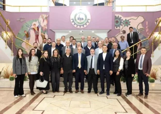 Denizli OSB OSBUK Bolge Mudurleri Toplantisina Ev Sahipligi Yapti