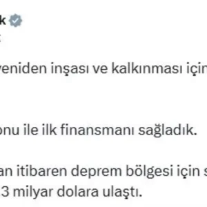 Deprem Bolgesi Icin Ilk Finansman Saglandi