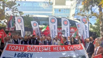 Devlet Memurlari Konfederasyonundan TUIK Onunde Eylem