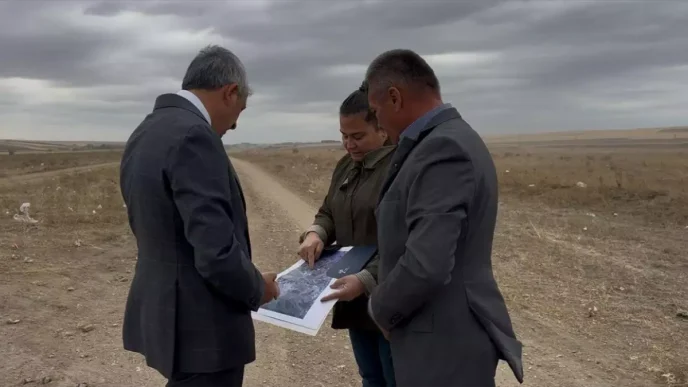 Edirne Valisi Yunus Sezer Demirhanli Havaalani Bolgesini Inceledi