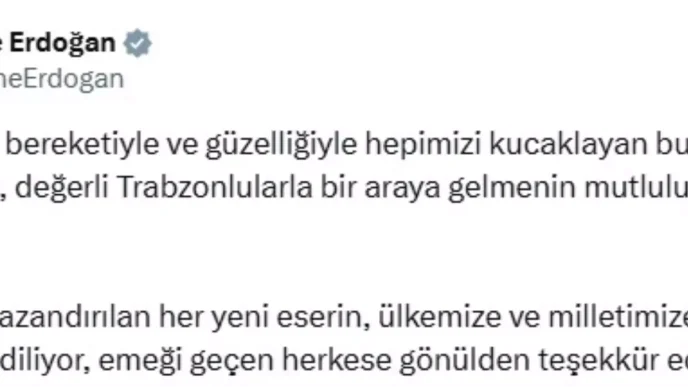 Emine Erdogan Trabzon Ziyaretinde Mutlulugunu Paylasti