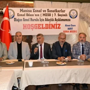 Emre Kurt Manisa Esnaf Odasi Baskanligina Adayligini Acikladi