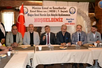 Emre Kurt Manisa Esnaf Odasi Baskanligina Adayligini Acikladi