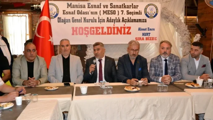 Emre Kurt Manisa Esnaf Odasi Baskanligina Adayligini Acikladi