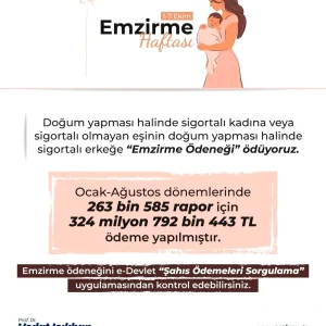 Emzirme Odenegi Icin 325 Milyon Lira Odendi
