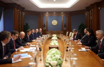 Enerji Bakani Bayraktar Gazprom Baskani ile Moskovada Gorustu