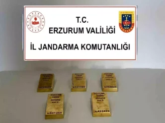 Erzurumda Kacak Altin Operasyonu 5 Kilogram Ele Gecirildi