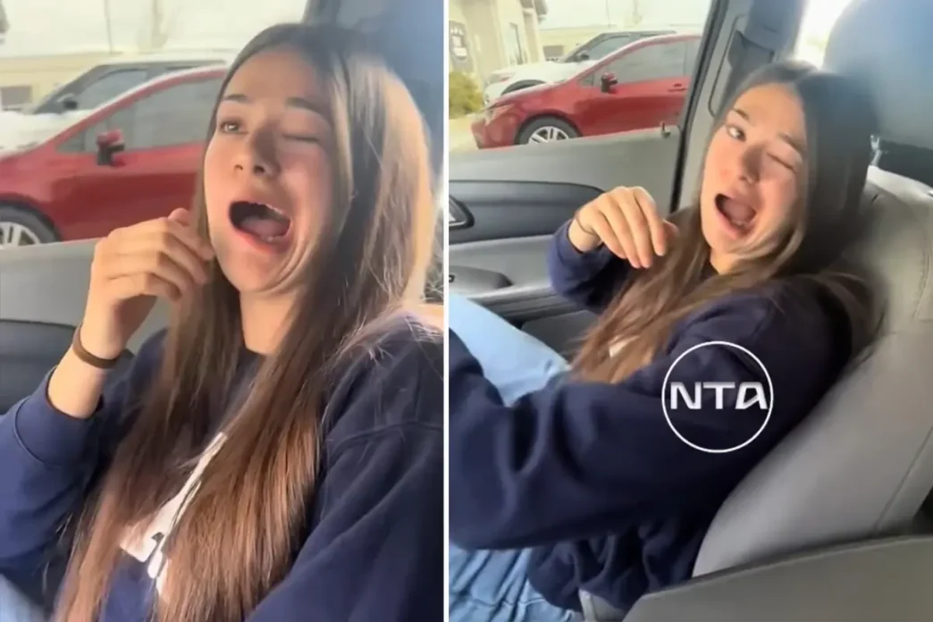 Genc kadinin bir anda agzi kaymaya basladi Tek bir nedeni