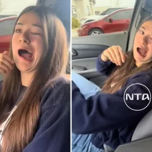 Genc kadinin bir anda agzi kaymaya basladi Tek bir nedeni