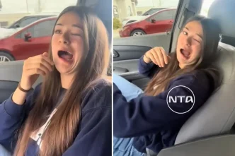 Genc kadinin bir anda agzi kaymaya basladi Tek bir nedeni