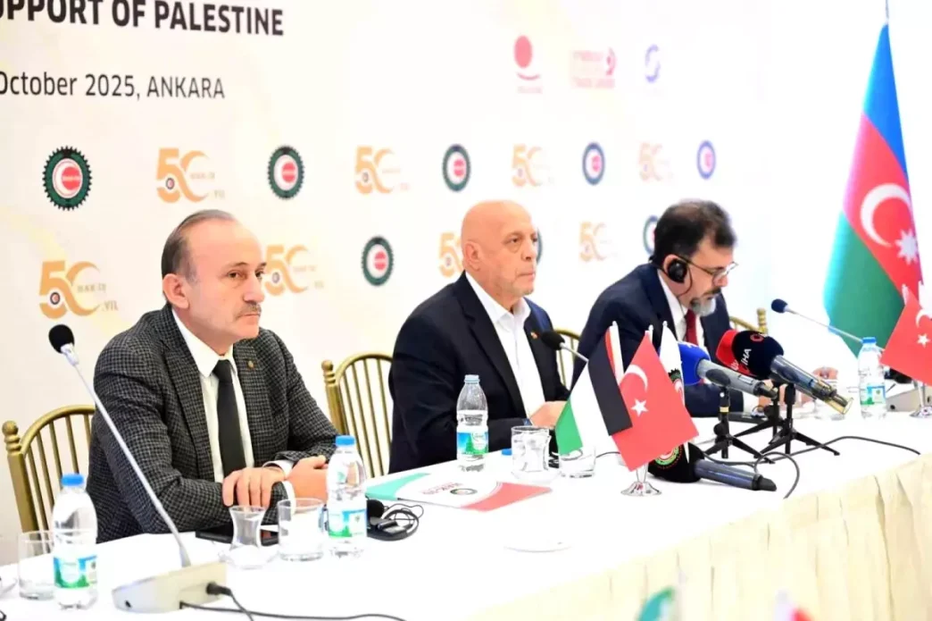 HAK IS Baskani Arslan HAK IS Filistin ve Gazzede yapilan katliamlara ve
