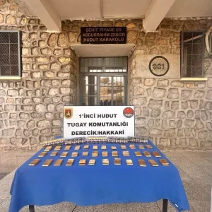Hakkari Hudut Hattinda 36 Kilo Sarma Altin ve 51 Paket