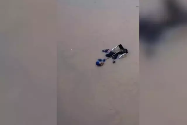 Hatay'da sel! Engelli kadın tekerlekli sandalyesiyle suya kapıldı