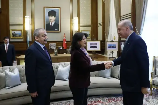 İmralı heyetinden Cumhurbaşkanı Erdoğan'a 3. ziyaret