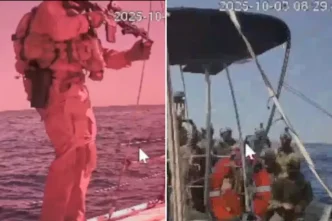 Israil Gazzeye dogru tek basina ilerleyen Marinette gemisine baskin yapti