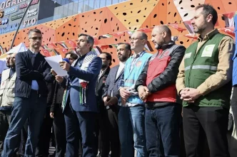 Istanbulda Gazzeye Umut Ol Kampanyasi