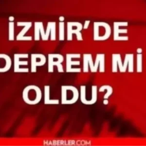 Izmirde deprem mi oldu SON DAKIKA 20 Ekim Izmirde az