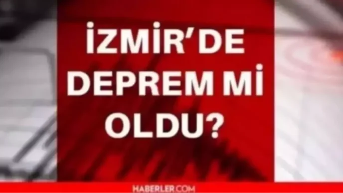 Izmirde deprem mi oldu SON DAKIKA 20 Ekim Izmirde az
