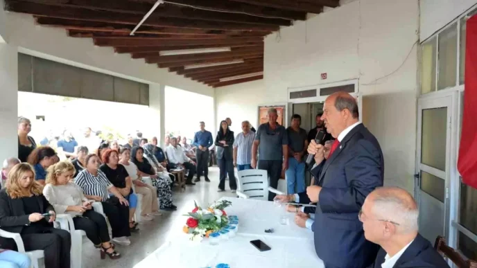KKTC Cumhurbaskani Tatar Kibris Turkunun egemenligini kimse ortadan kaldiramaz