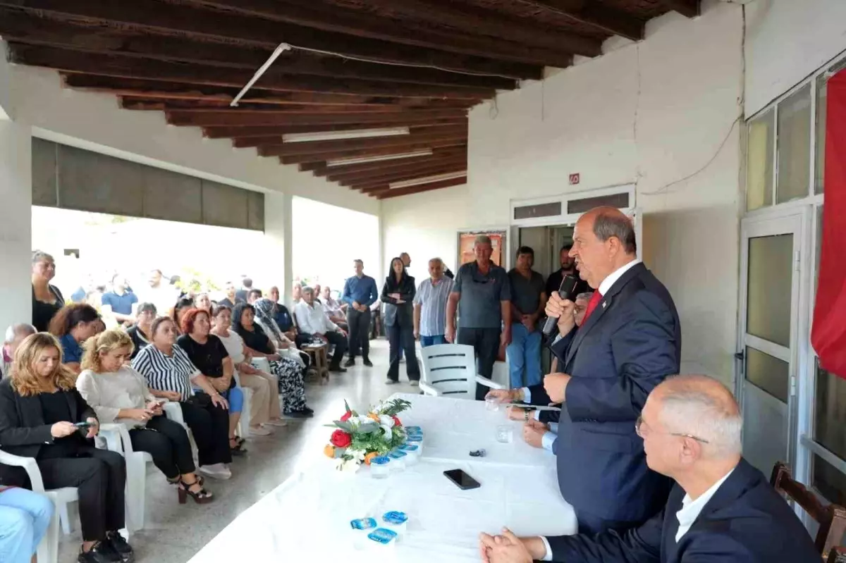 KKTC Cumhurbaskani Tatar Kibris Turkunun egemenligini kimse ortadan kaldiramaz
