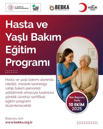 Kadinlarin Istihdamini Artiracak Hasta ve Yasli Bakim Egitimi Basvurulari Acildi
