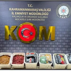 Kahramanmarasta Kacakcilik Operasyonu 75 Kilogram Nargile Tutunu ve 23 Cep
