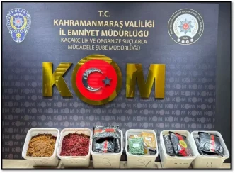 Kahramanmarasta Kacakcilik Operasyonu 75 Kilogram Nargile Tutunu ve 23 Cep