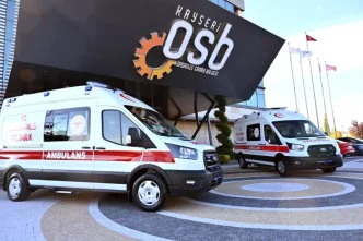 Kayseri OSB Saglik Mudurlugune Iki Yeni Ambulans Daha Kazandirdi
