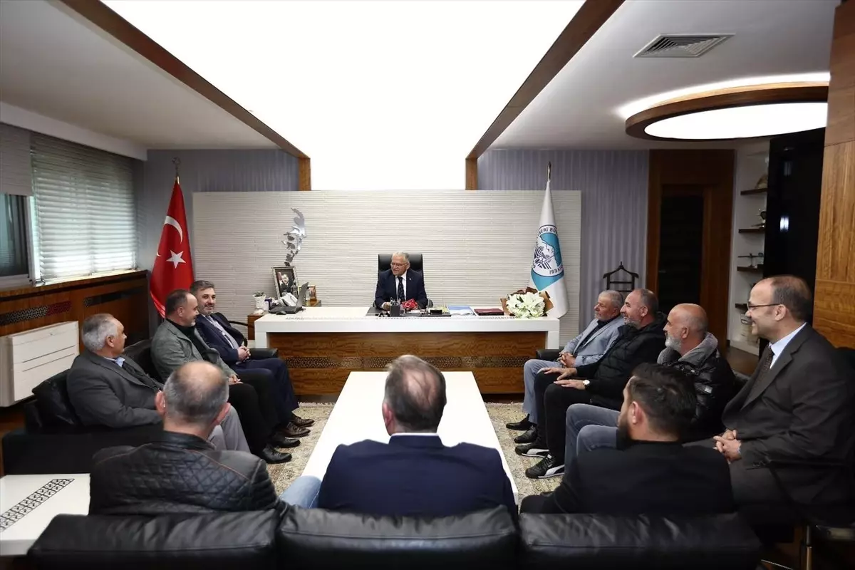 Kayseride Hal Isletmeleri Yonetimi Buyukkilici Ziyaret Etti