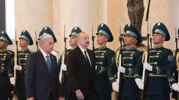 Kazakistan ve Azerbaycan Liderlerinden Orta Koridor Projesine Destek