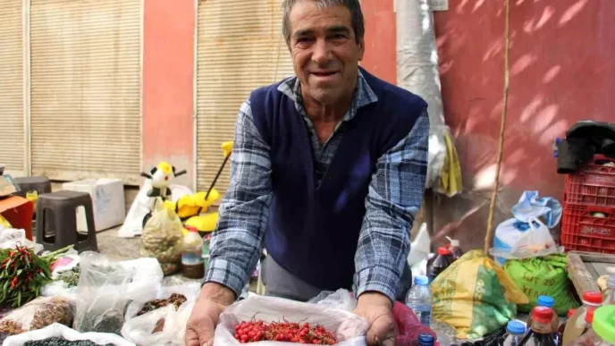 Kizilcik Mevsimi Basladi Sifa Kaynagi Pazar Tezgahlarinda