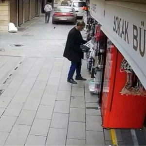 Konyada Hirsizlik Ani Guvenlik Kamerasinda