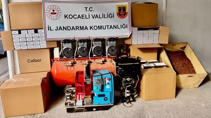 Korfezde Kacakcilikla Mucadele 299 Bin Makaron Ele Gecirildi