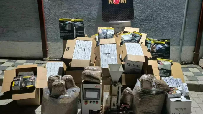 Kutahyada Kacak Tutun Operasyonu 86 Bin Makaron Ele Gecirildi