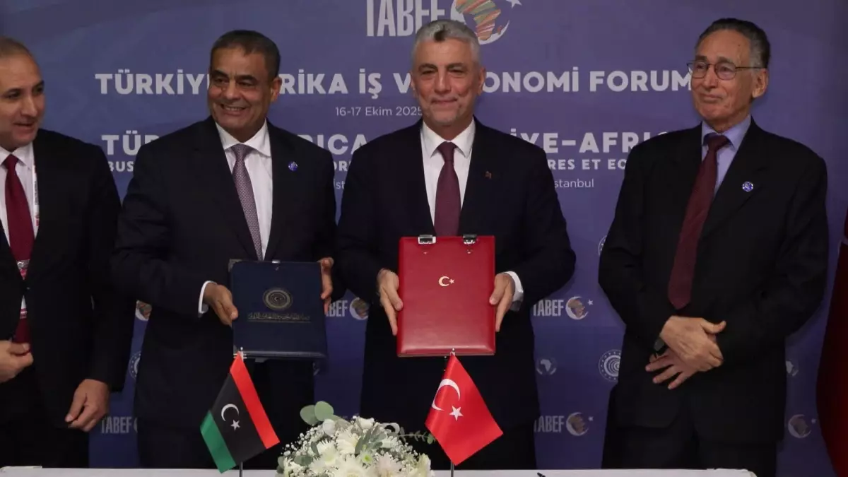 Libya ile Ticaret Mutabakati Imzalandi