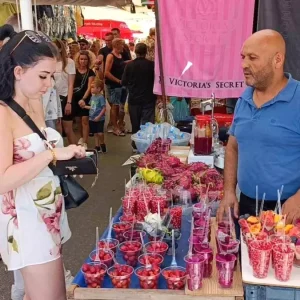 Manavgat Persembe Pazarinda Turist Izdihami