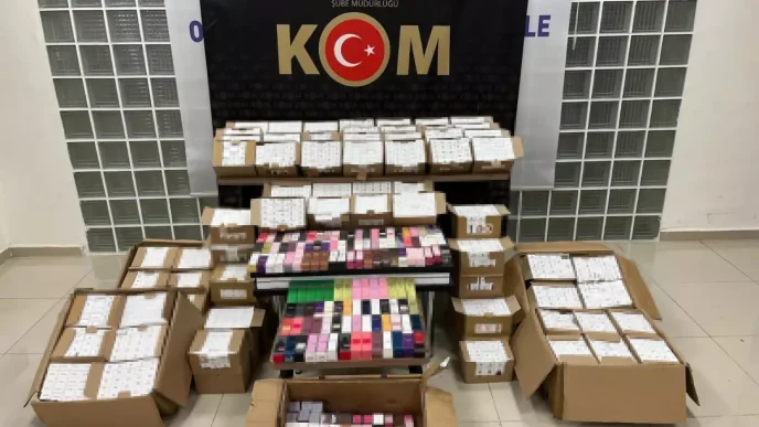 Manisa'da Gümrük Kaçağı Parfüm Ele Geçirildi 11 Manisada Gumruk Kacagi Parfum Ele Gecirildi