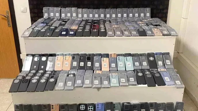 Mardinde 15 Milyon Lira Degerinde Kacak Cep Telefonu Ele Gecirildi