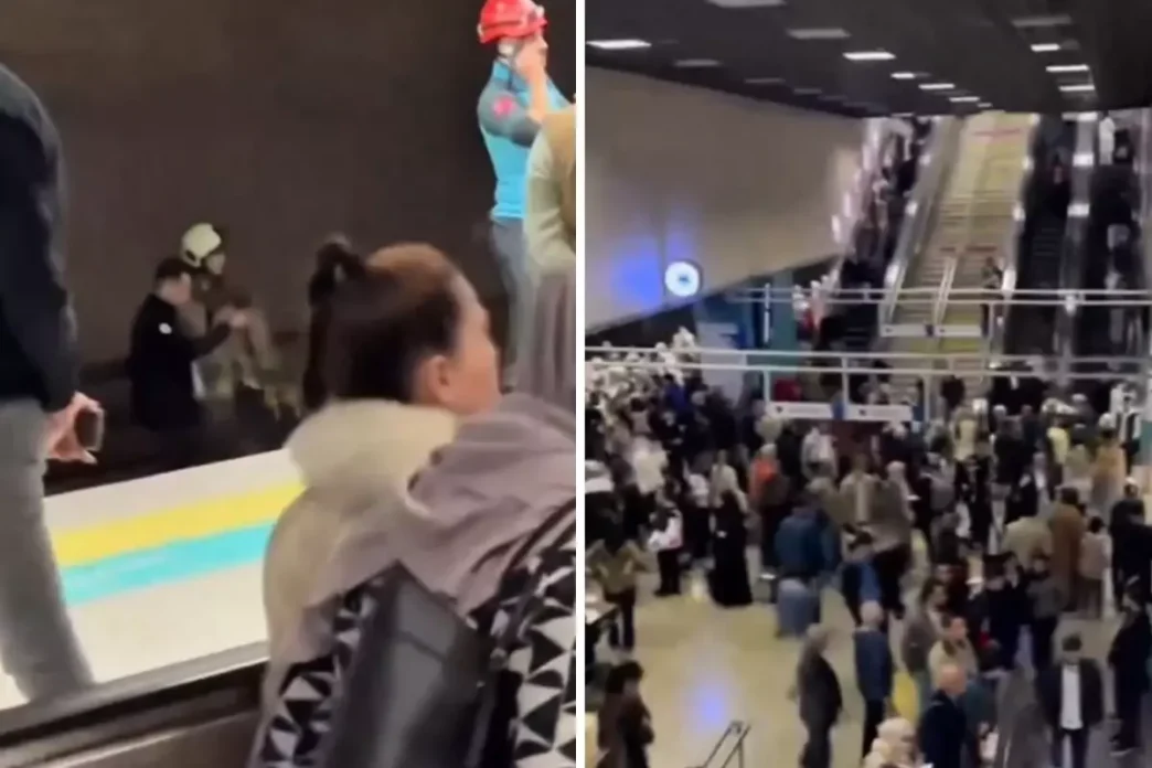 Marmaray'da büyük panik! Raylara atlayıp intihar etti 2 Marmarayda buyuk panik Raylara atlayip intihar etti
