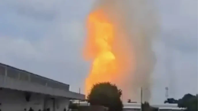 Meksikada Gaz Isleme Tesisinde Patlama 5 Yarali