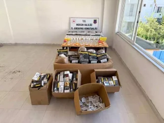 Mersinde Kacak Sigara Ticareti Operasyonu 20 Bin Dolu Makaron Ele