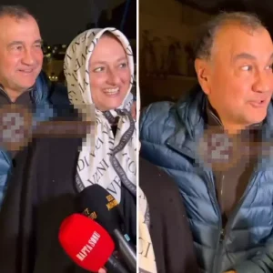 Murat Ulker esiyle yururken goruntulendi