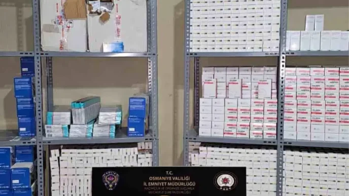 Osmaniyede 25 Milyon TL Degerinde Kacak Ilac Ele Gecirildi